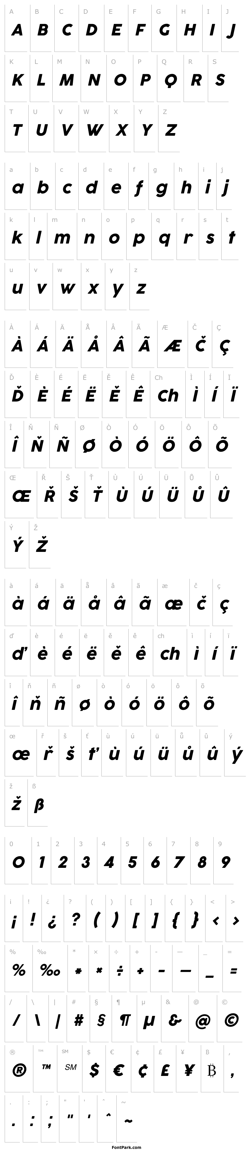 Overview Cocogoose Pro Italic