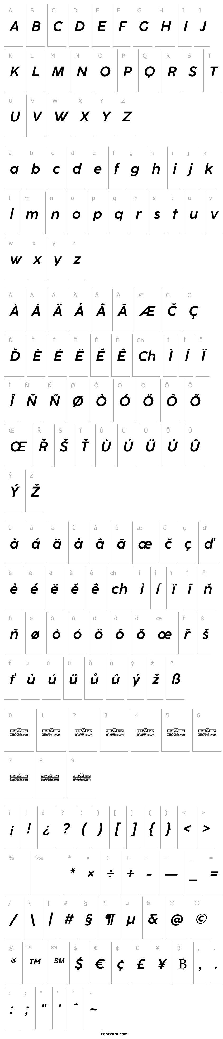 Overview CocoSharp Trial Bold Italic