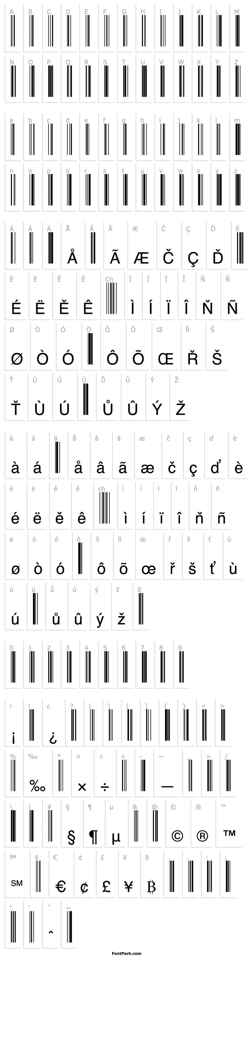 Přehled Code-128-DH