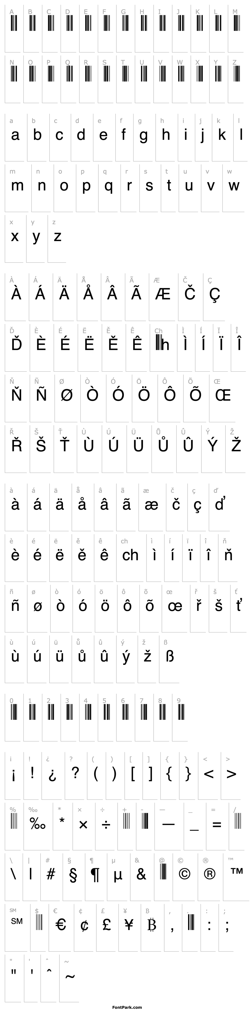 Overview Code39 Medium