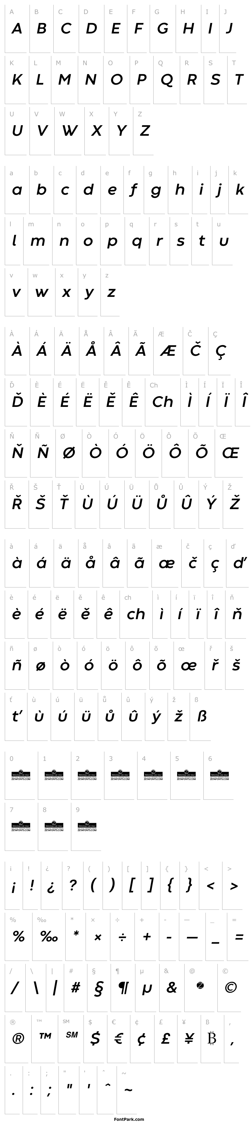 Overview Codec Warm Trial Bold Italic