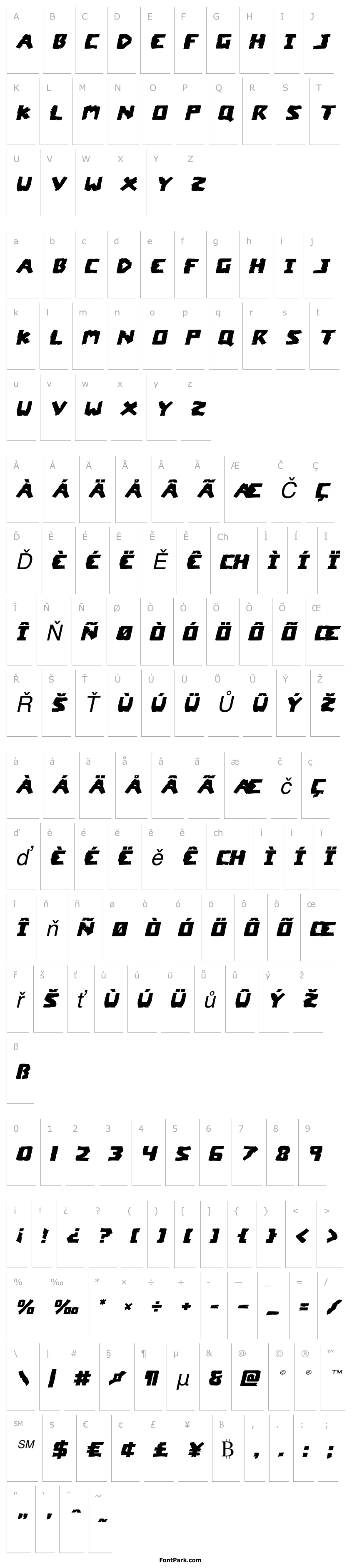 Přehled Coffin Stone Expanded Italic