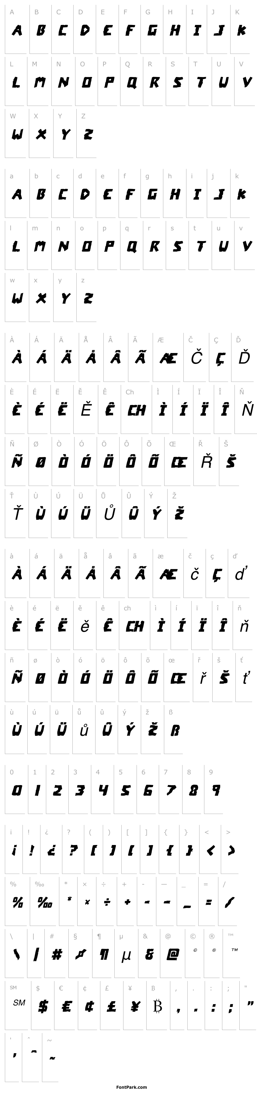 Overview Coffin Stone Italic