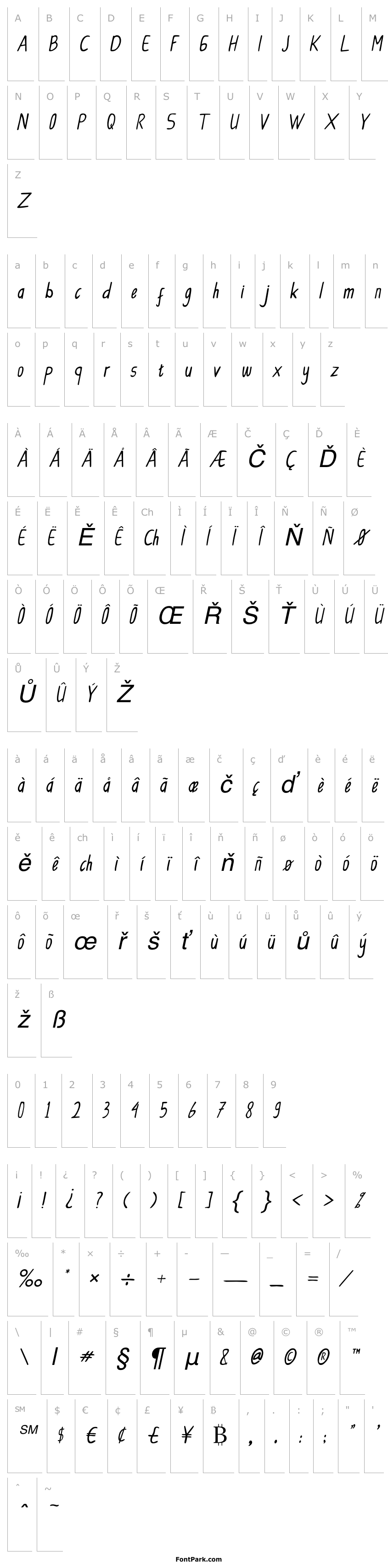 Přehled CollBesT Italic