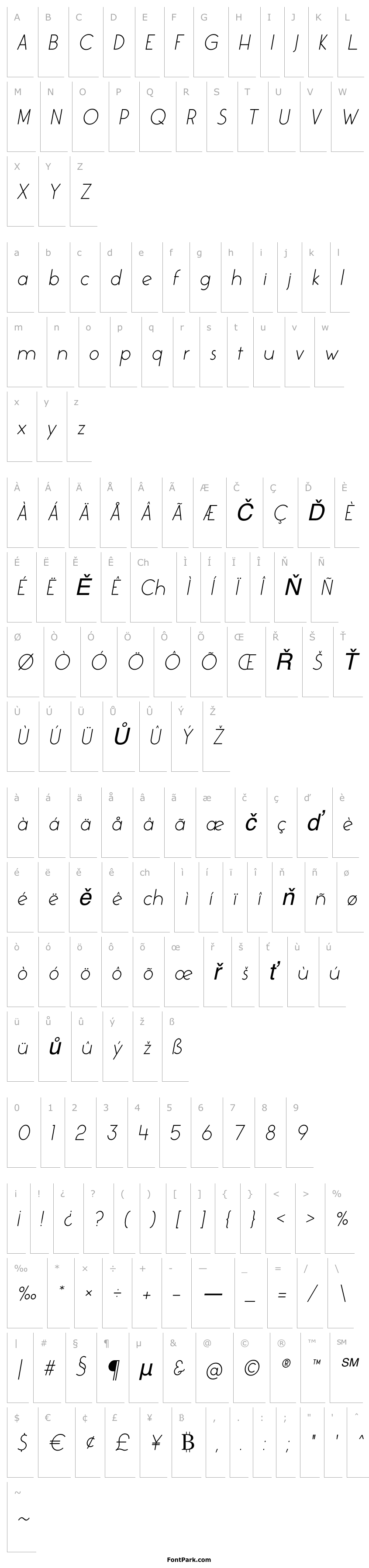 Přehled Colombia Italic