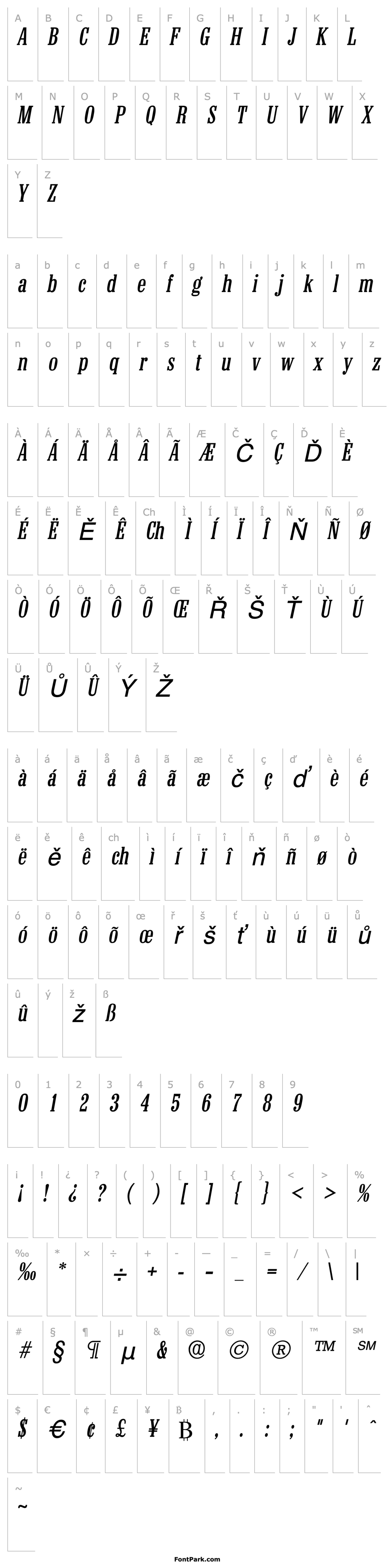 Overview Colonel Italic