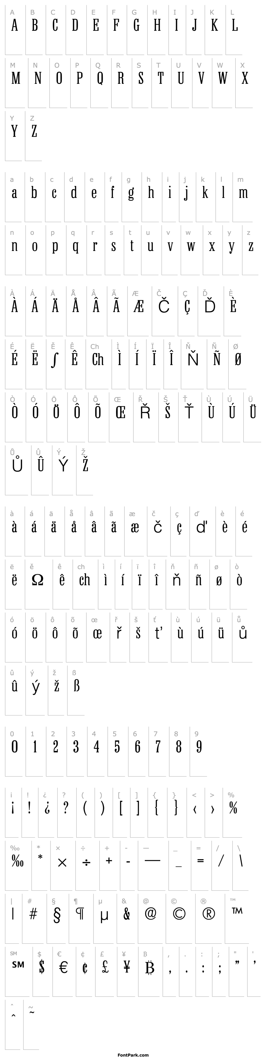 Overview Colonel-Serial-Light-Regular