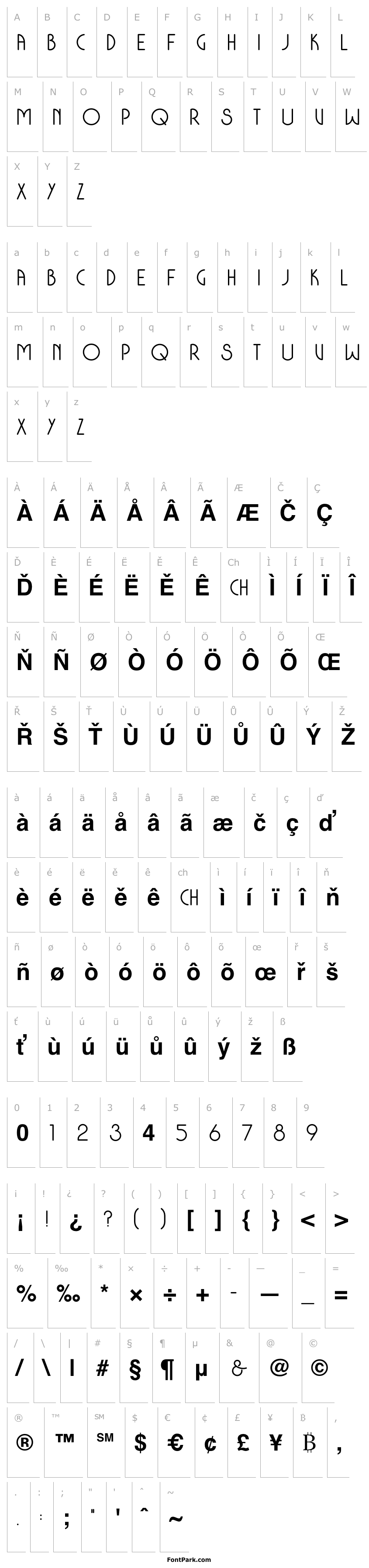 Přehled ColoniaDecoUppercase-Bold