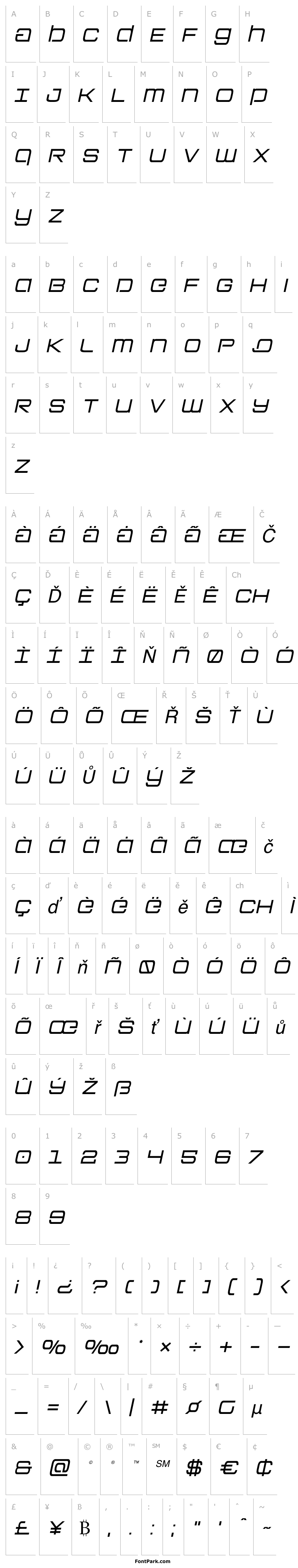 Přehled Colony Marines Semi-Italic