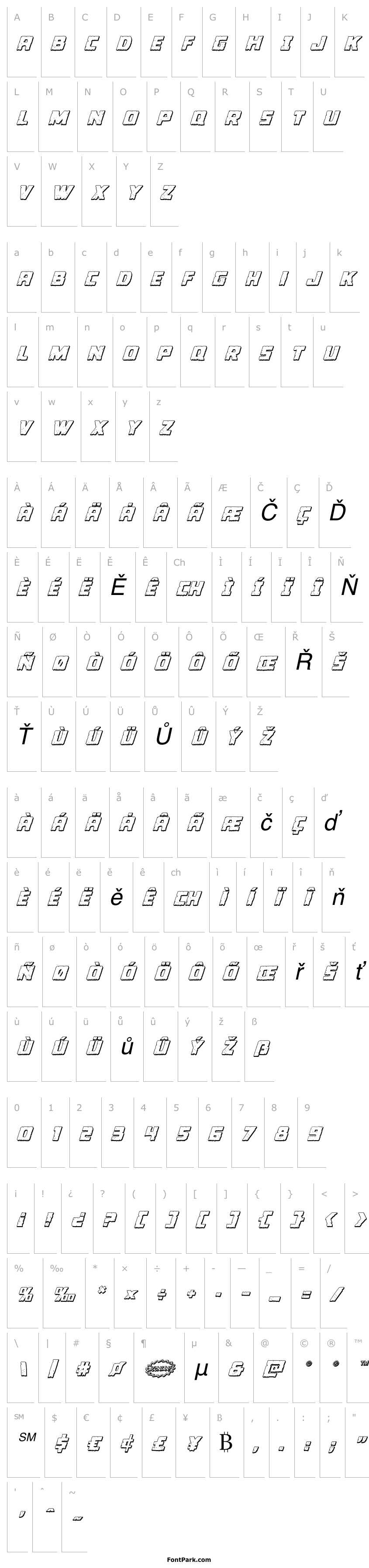 Přehled Colossus 3D Italic