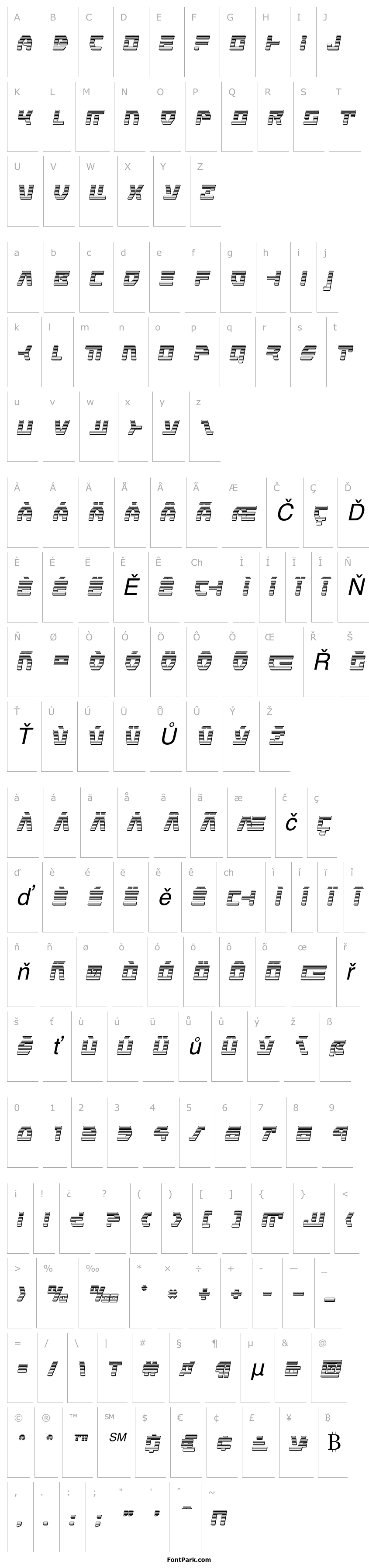 Přehled Command Override Chrome Italic