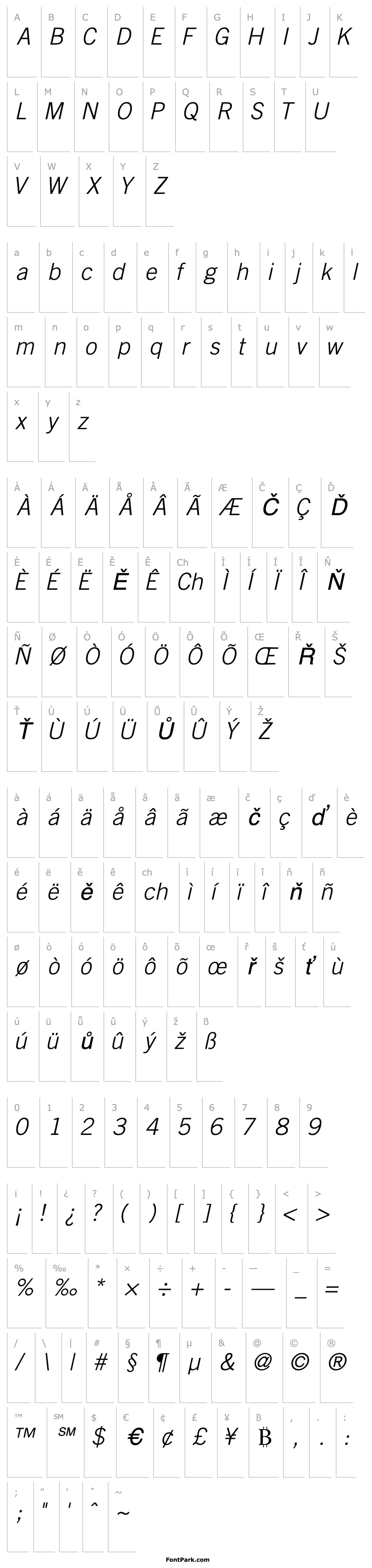 Overview CommerceLightSSK Italic