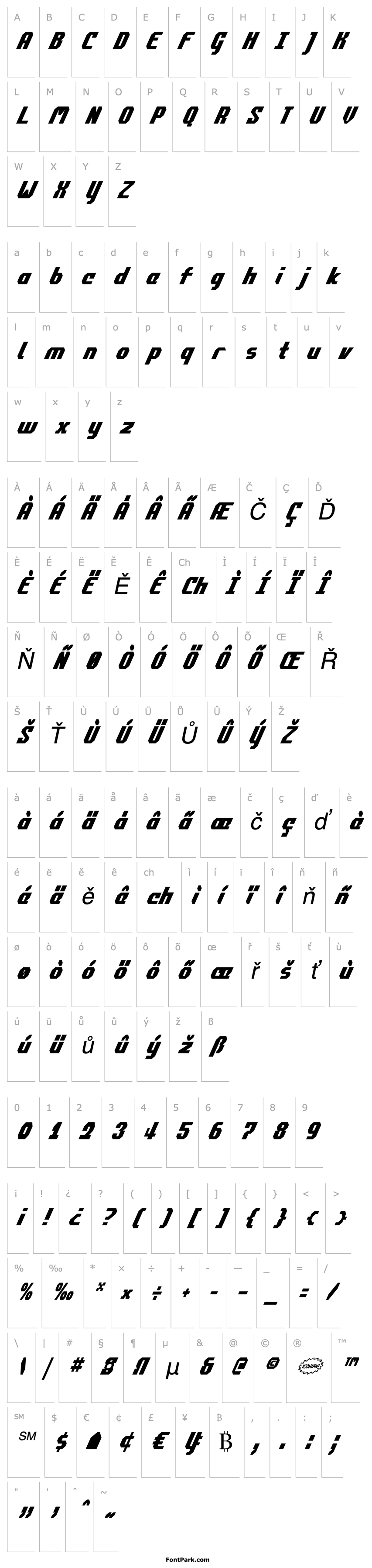 Overview Commonwealth Condensed Italic