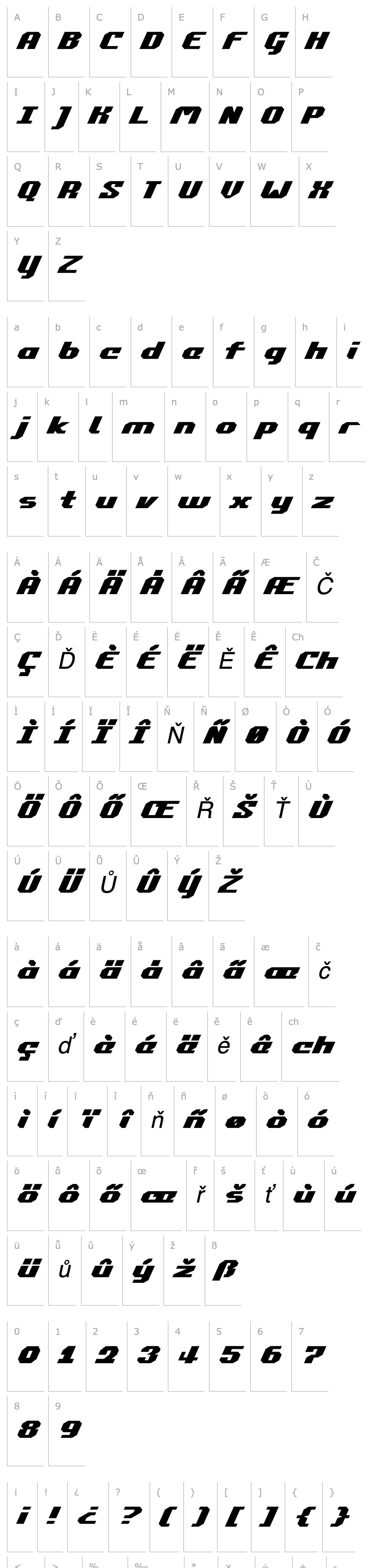 Overview Commonwealth Expanded Italic