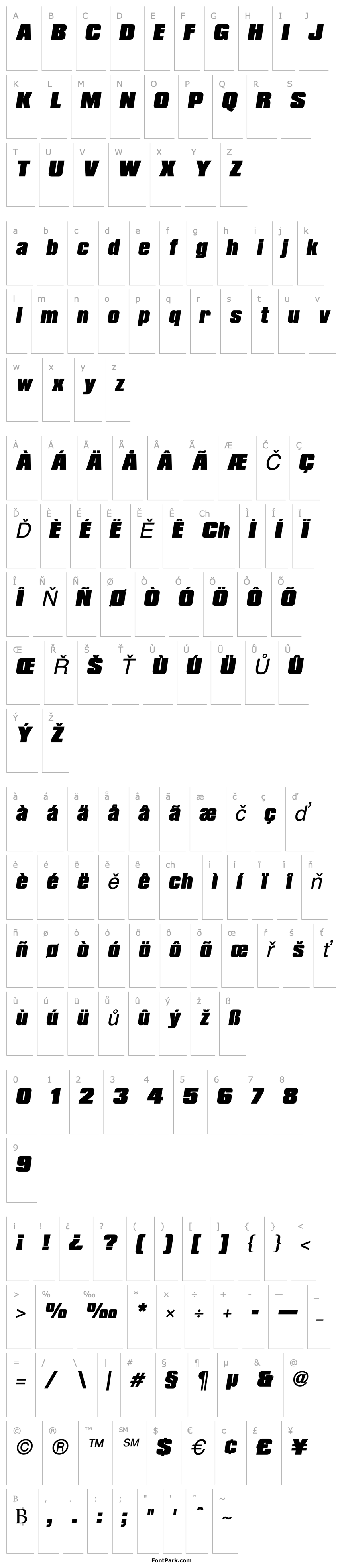 Overview Compacta ICG Black Italic