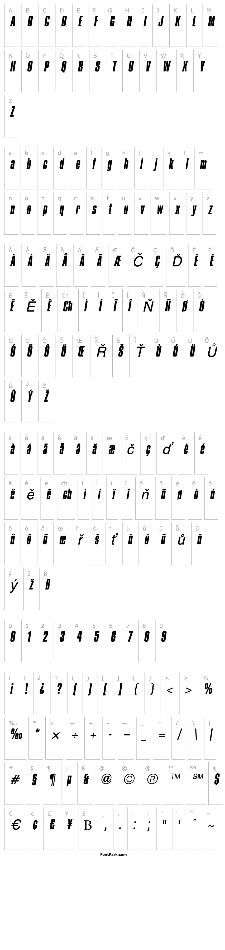 Přehled Compacta ICG Italic