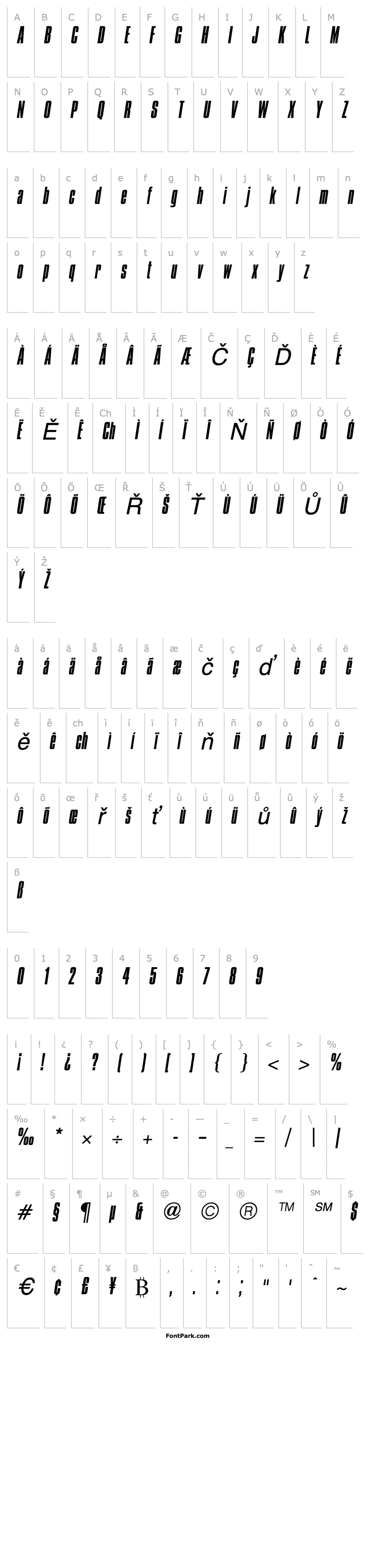 Overview Compacta ICG Light Italic