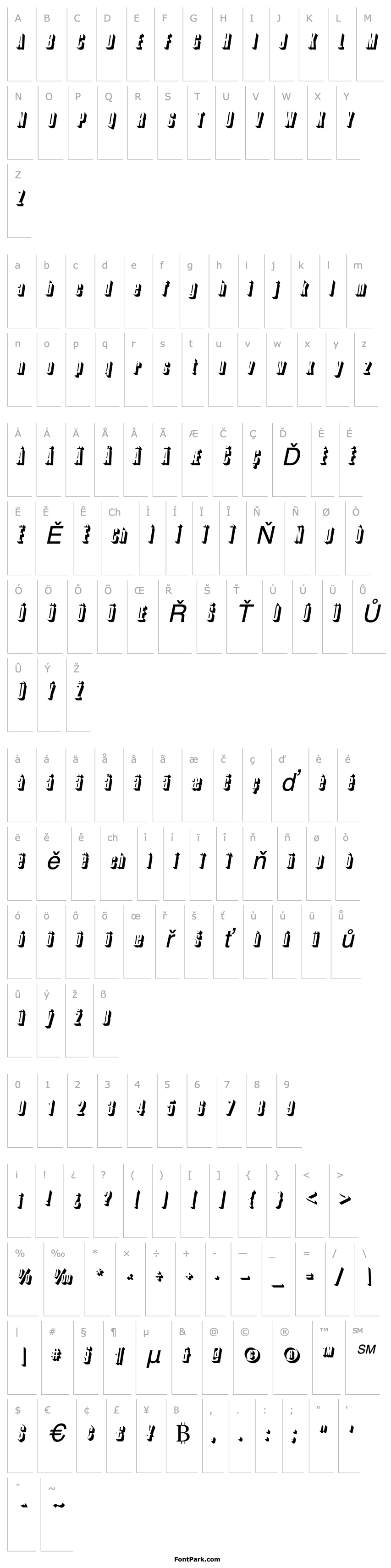 Přehled CompactaOnlShaDReg Italic