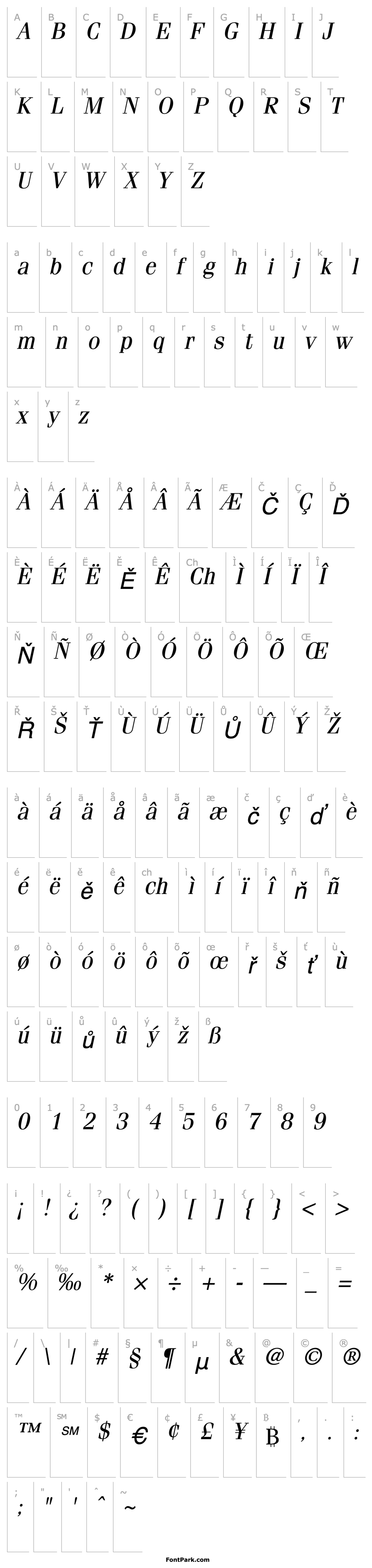 Overview Compendium SSi Italic