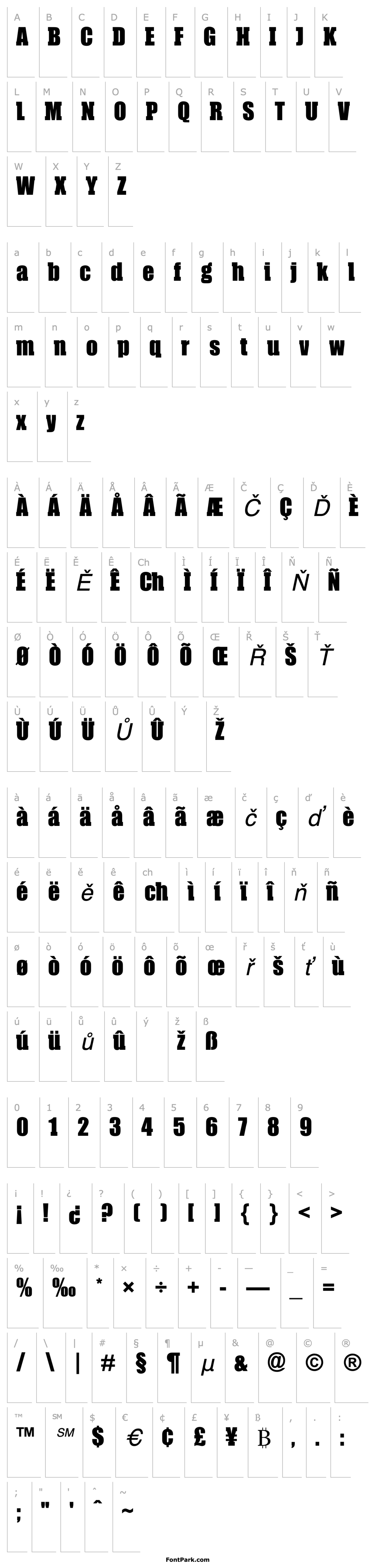 Přehled Compressor-SlabSerif