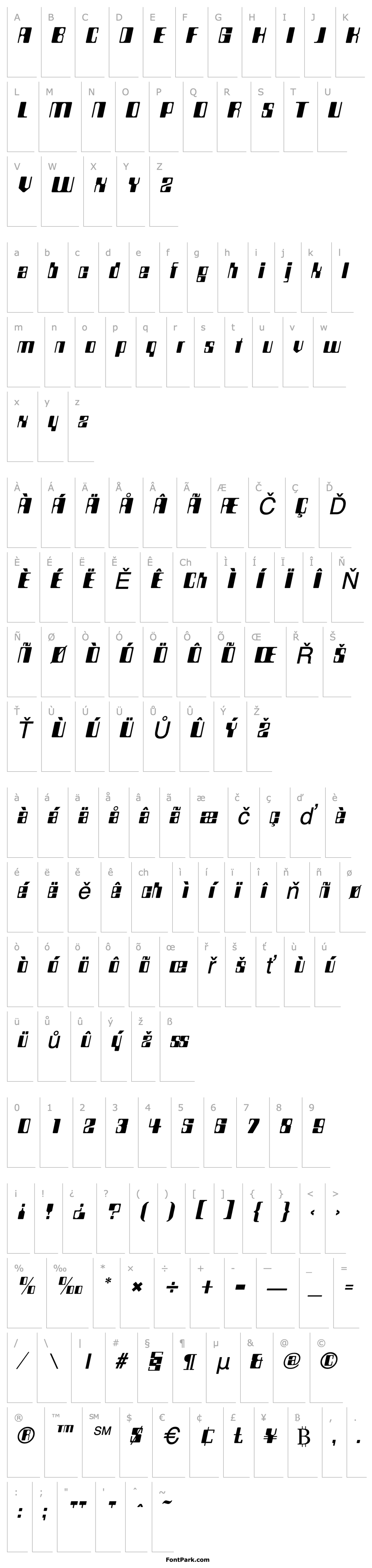 Přehled Compstyle Italic