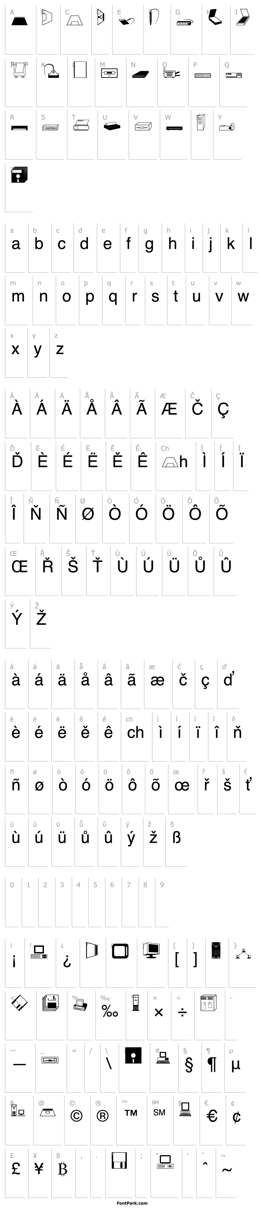 Overview Computer Dingbats