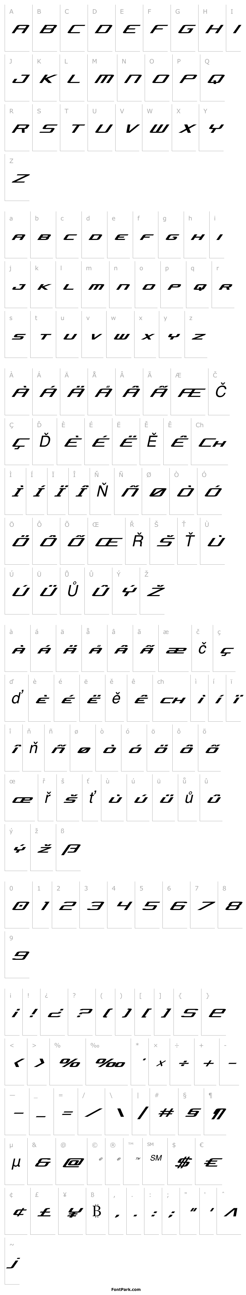 Přehled Concielian Jet Italic