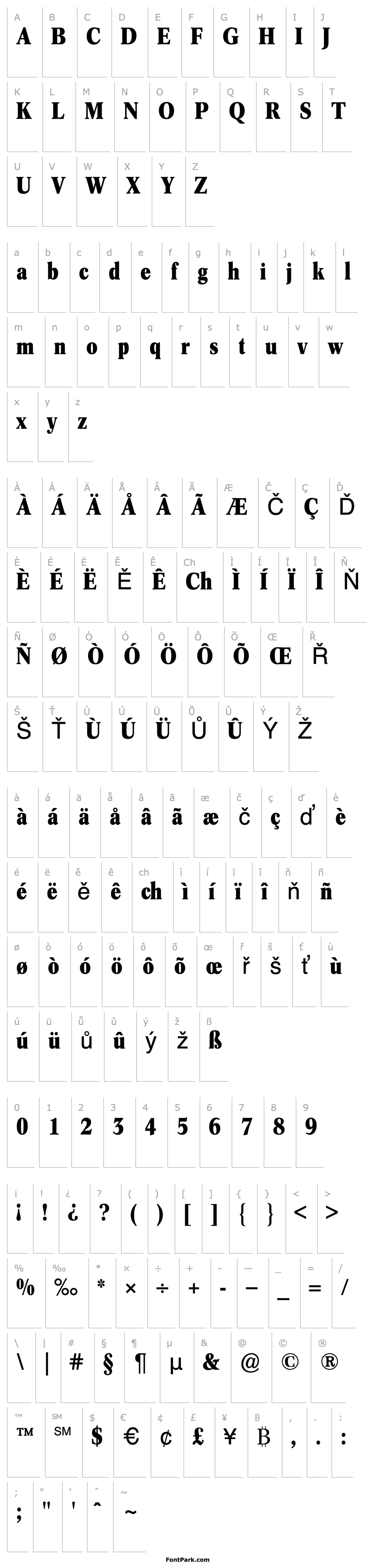 Overview ConcordeCondensedBQ-Bold