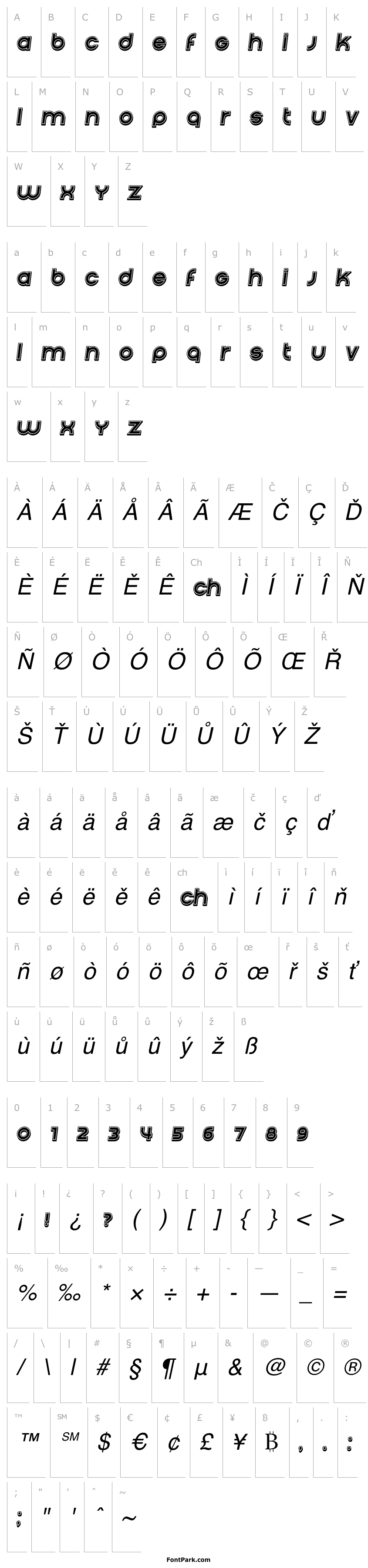 Overview Condition 3d Filled Italic