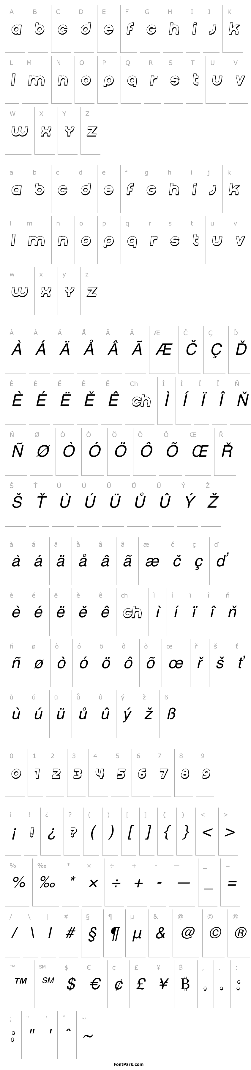 Overview Condition 3D Italic