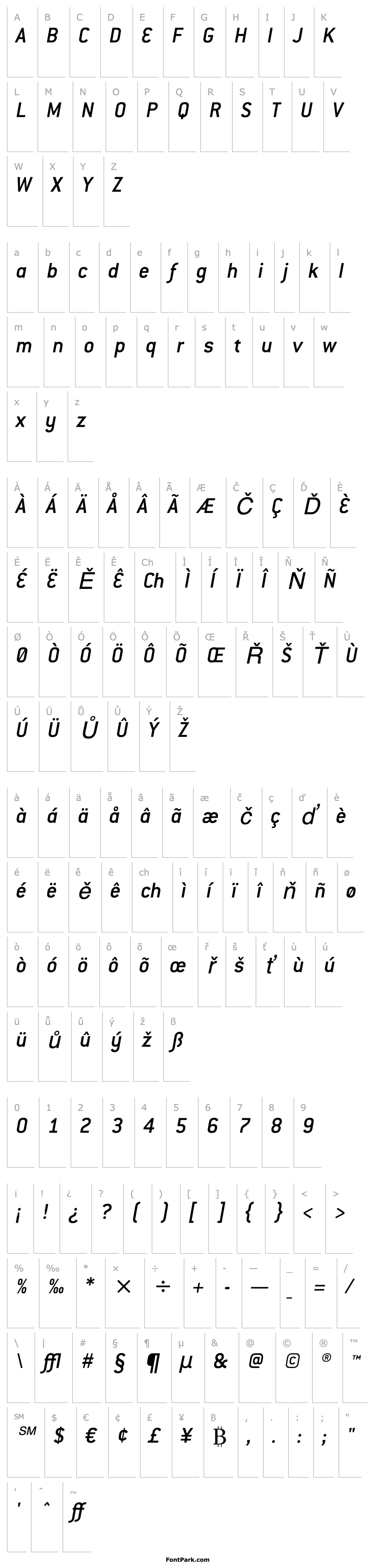 Overview Conduit ITC Medium Italic