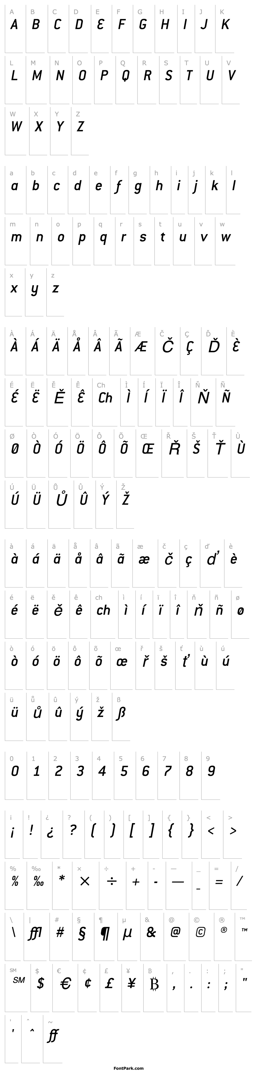 Overview ConduitMdITC TT MediumItalic