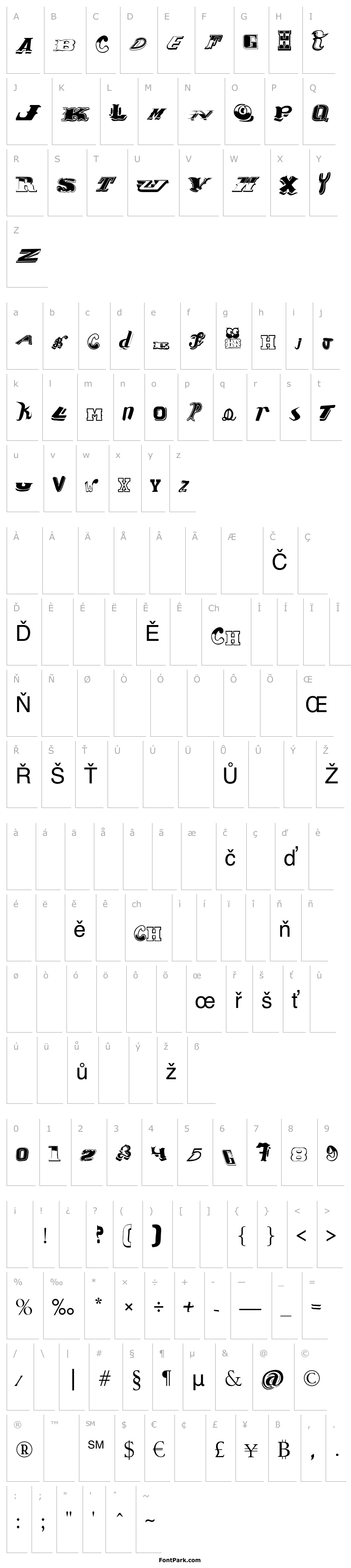 Overview Conjunto de Tipografias Populares Guatemaltecas