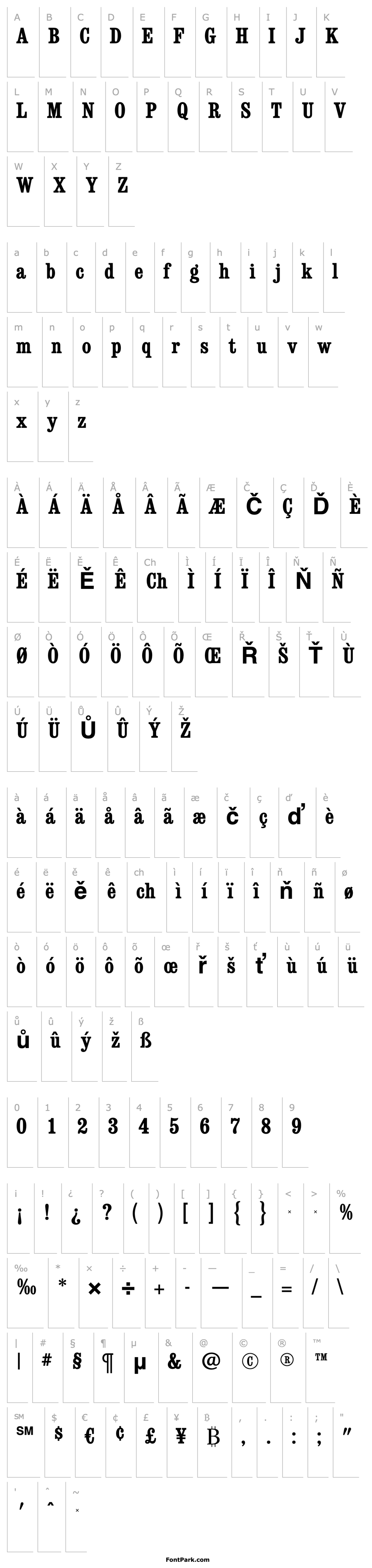 Přehled ConsortRR-BoldCondensed