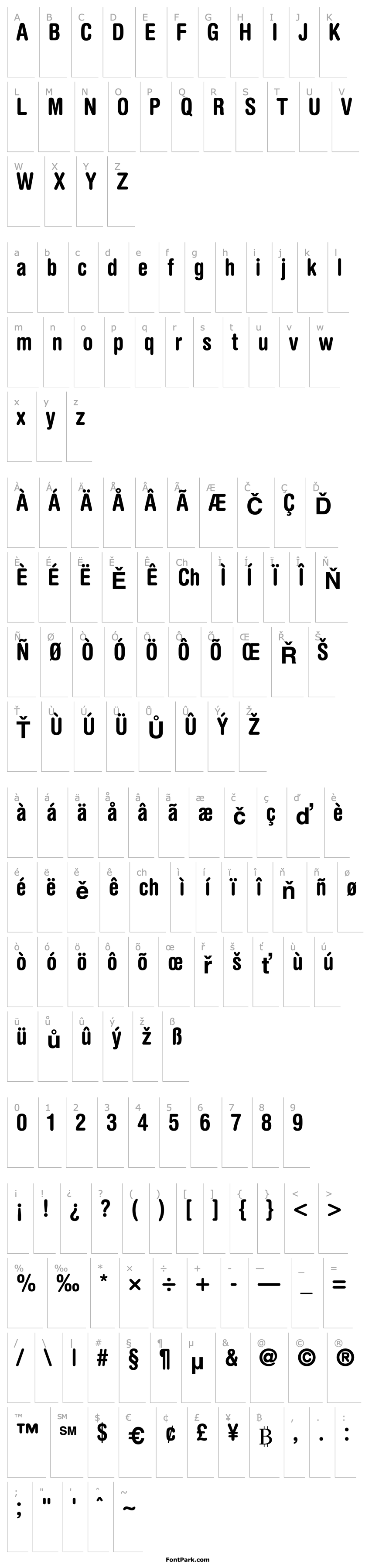 Overview Context Rounded Condensed SSi Bold Condensed