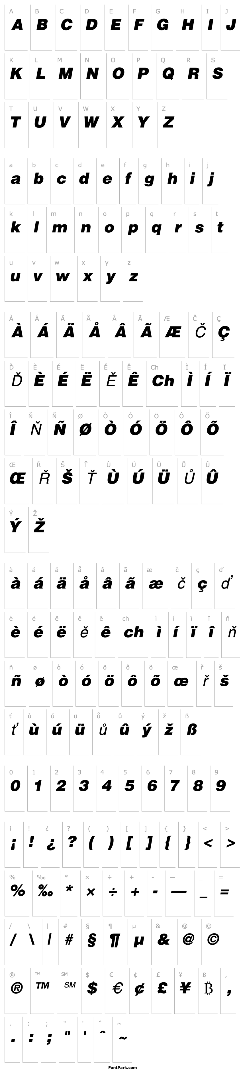 Přehled ContextBlackSSK Italic