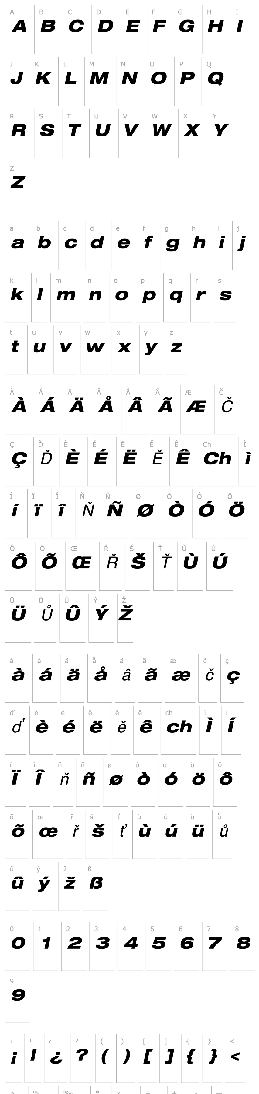 Přehled ContextRepriseBlackExpSSK Italic