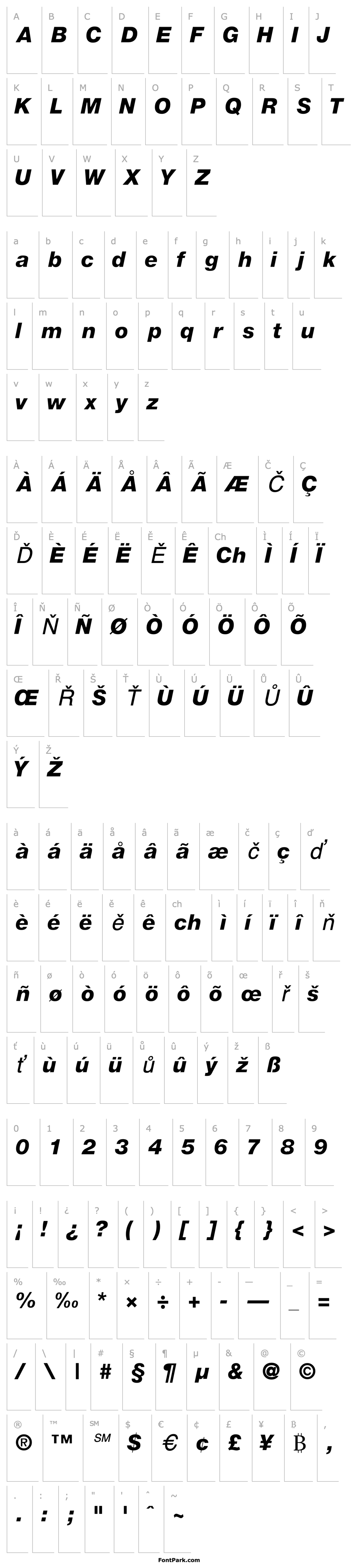 Přehled ContextRepriseBlackSSK Italic