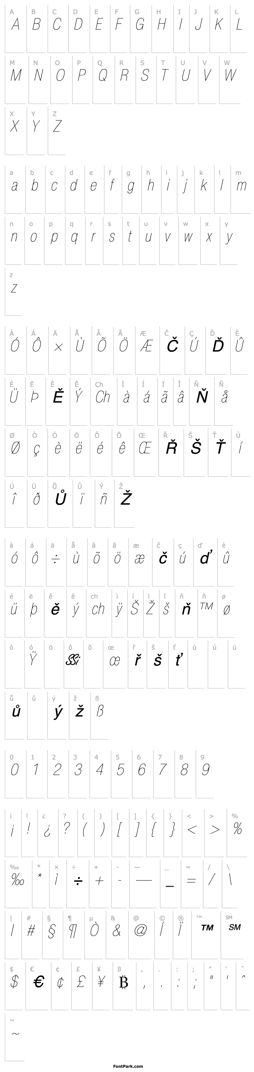 Overview ContextRepriseLightCondSSK Italic