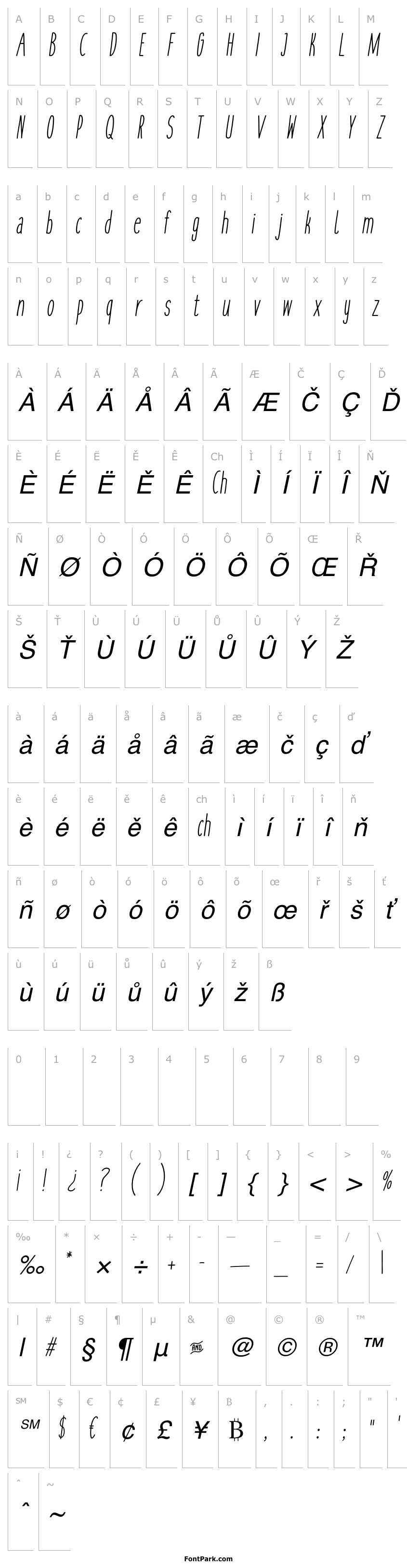 Overview cookies&milk Italic