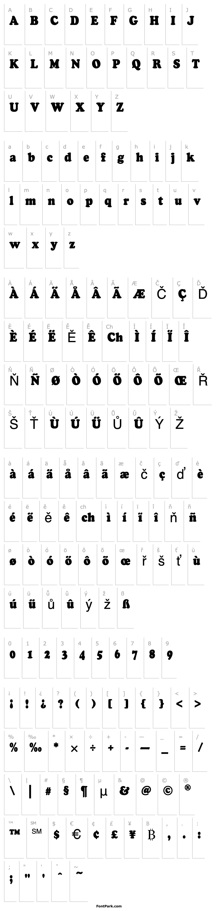 Overview CooperBlackEF-BoldCondensed