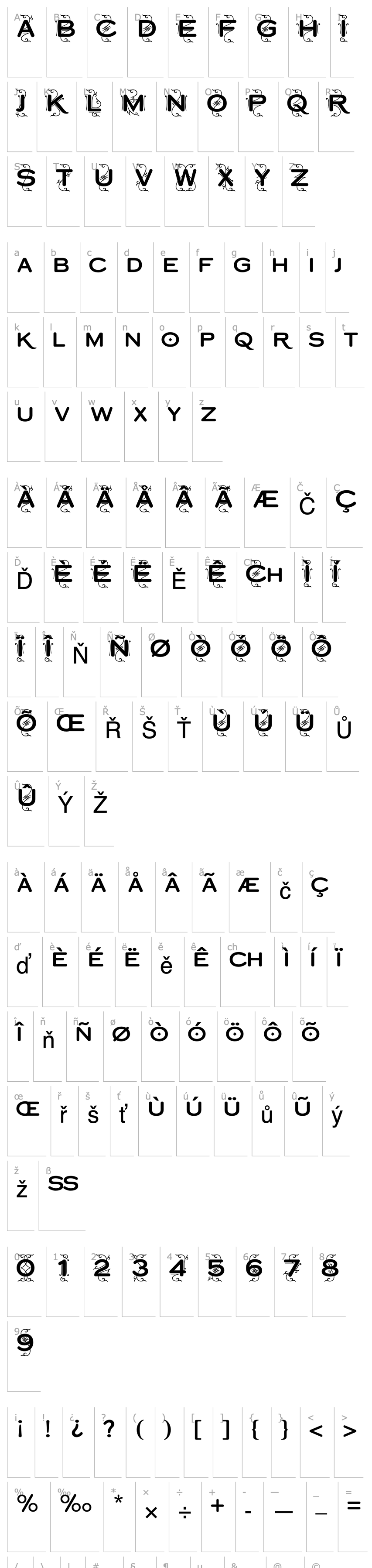 Přehled Copperplate Deco Round PDF