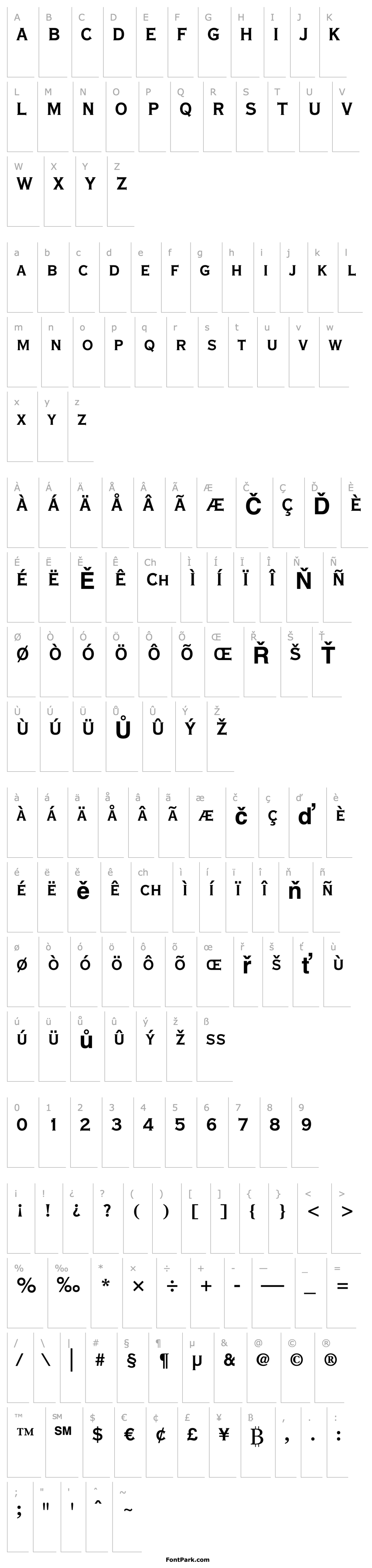 Overview Copperplate Gothic LT Thirty BC