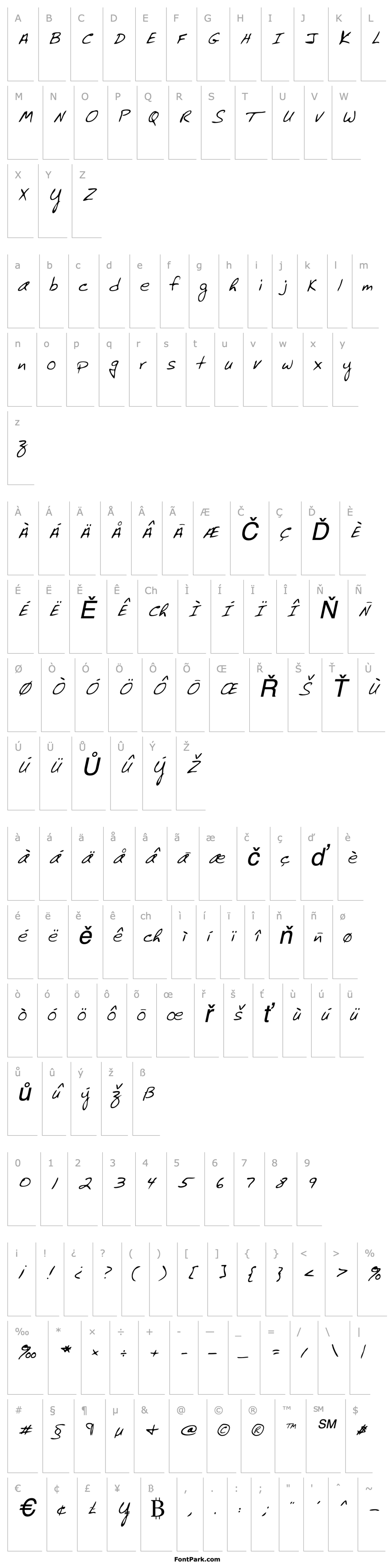 Přehled CormicksHand Italic