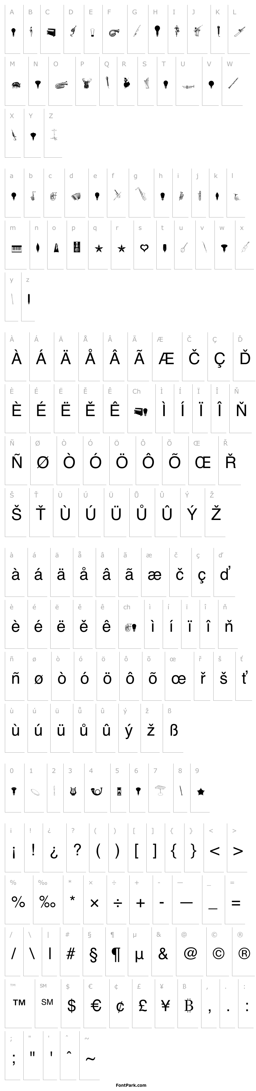 Přehled Cornucopia of Dingbats Eight