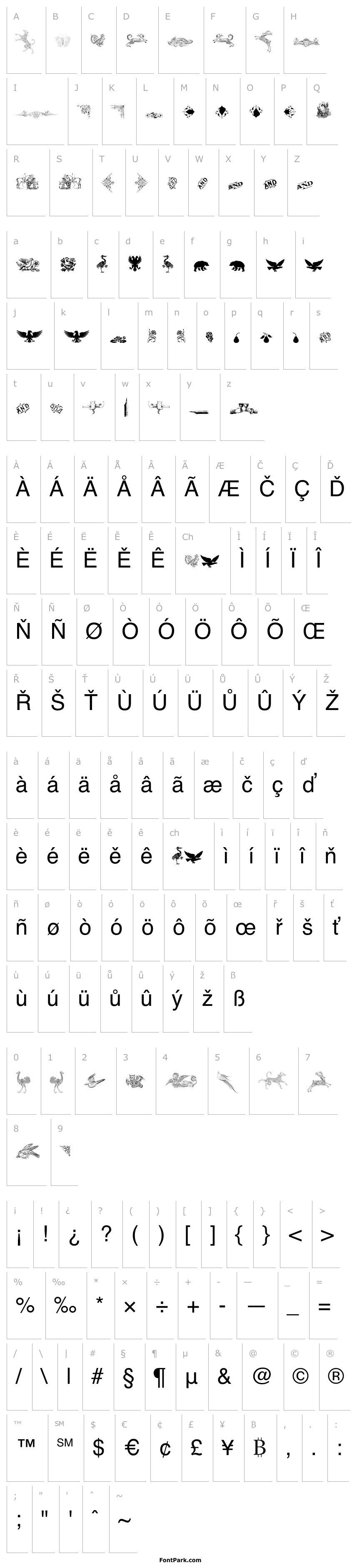 Overview Cornucopia of Dingbats Three