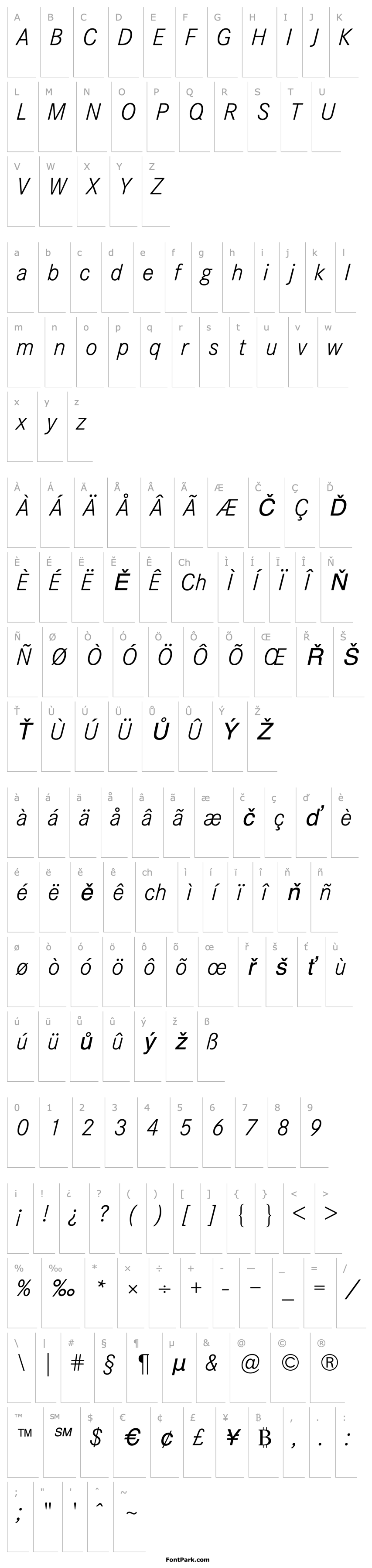 Overview Corporate S Light Italic