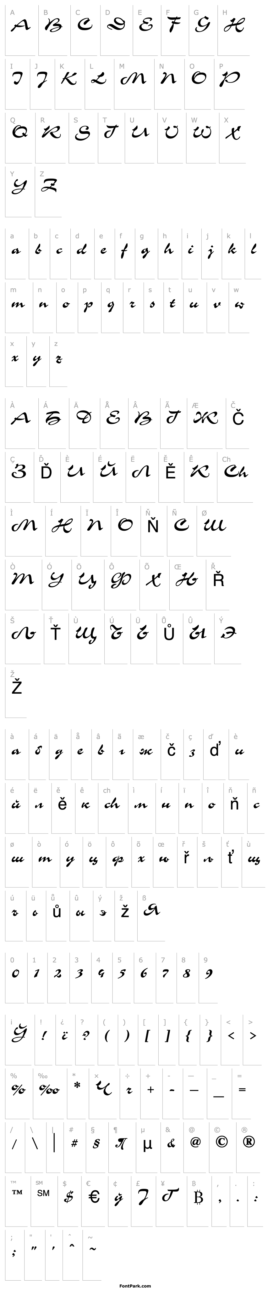 Overview Corrida Cyrillic