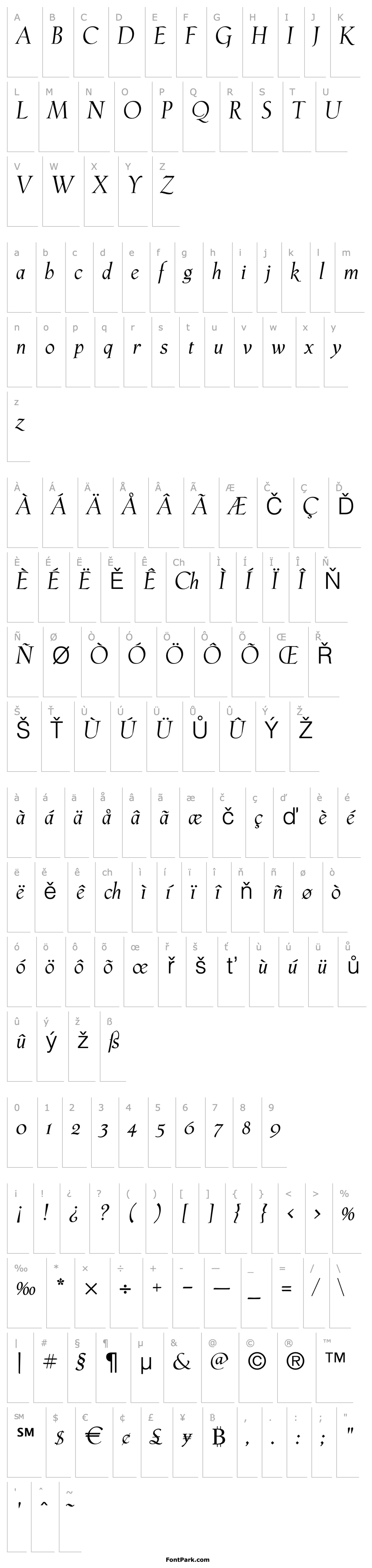 Overview CosenzaItalic