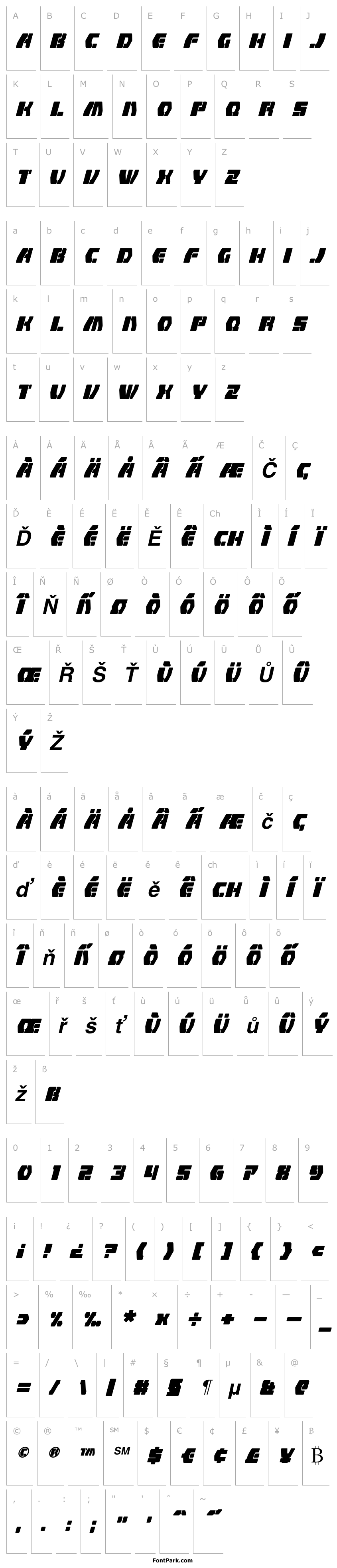 Přehled Counterfire Italic